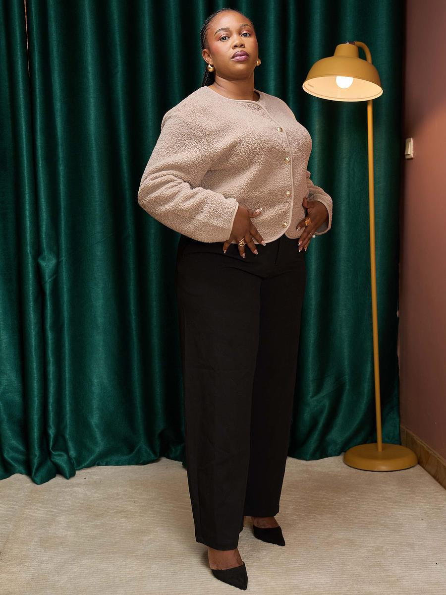 Pantalon large à pinces