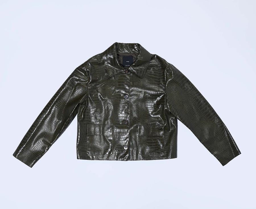 Veste courte simili cuir