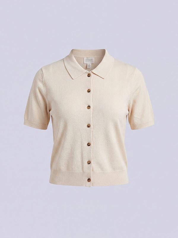 Gilet maille boutonné