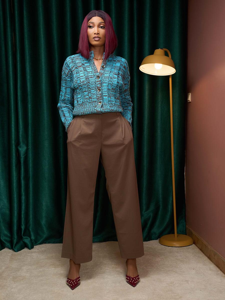 Pull à taille cintrée