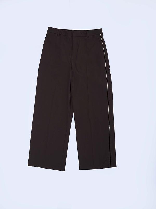 Pantalon large liseré