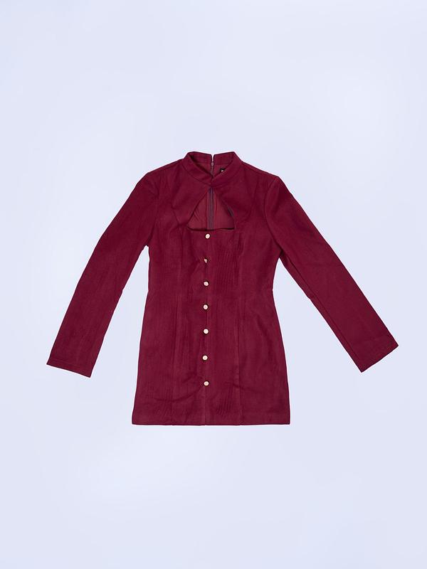 Mini robe col Mao