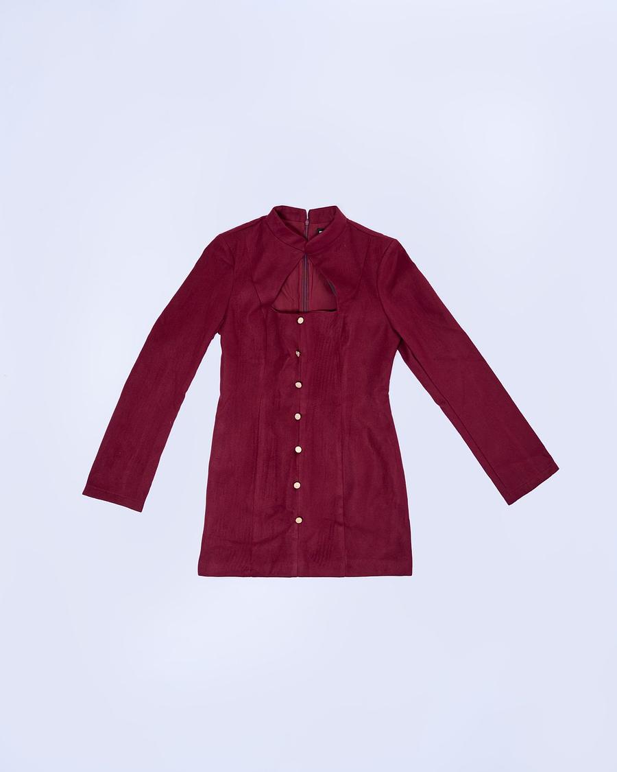 Mini robe col Mao