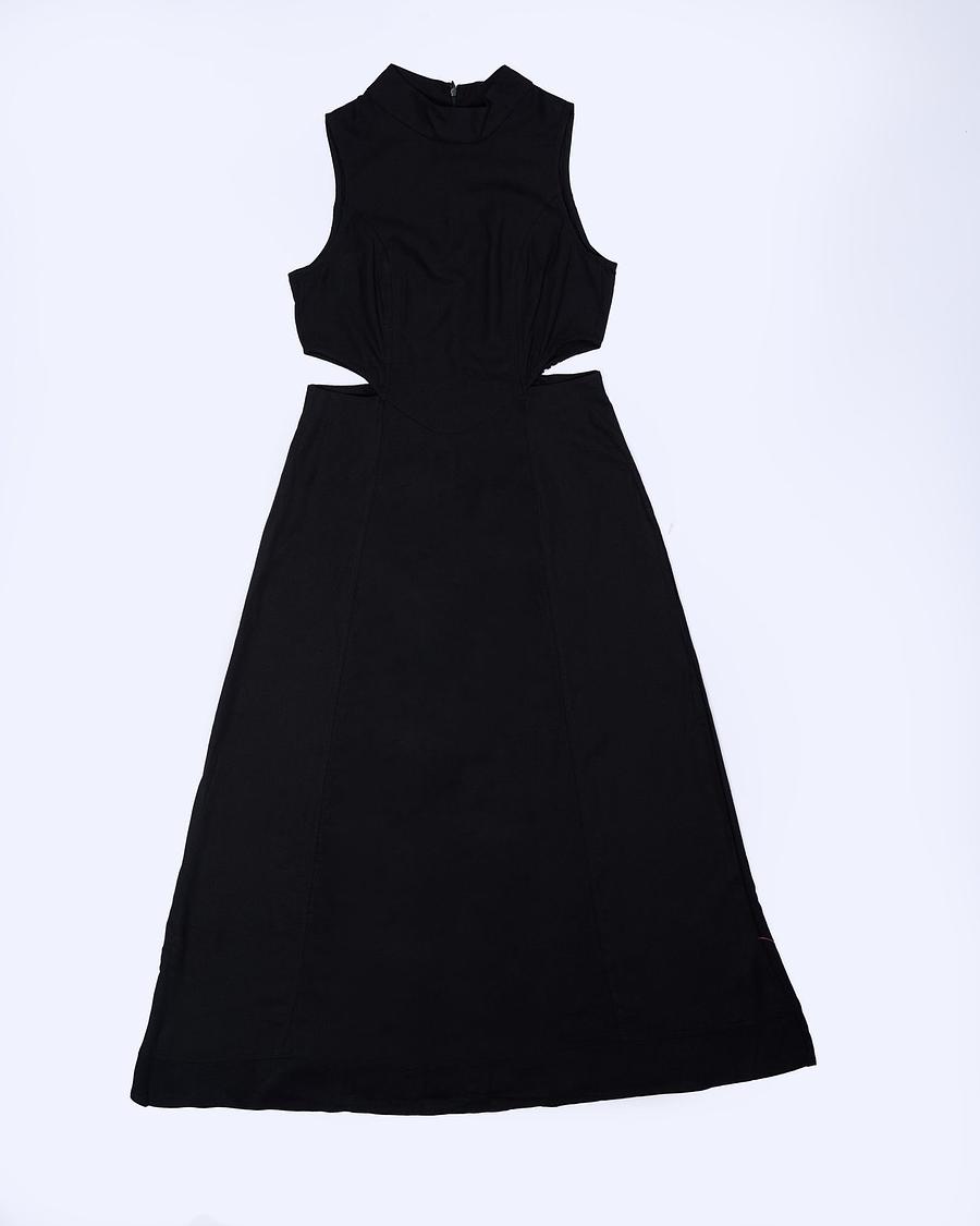 Robe midi à découpes