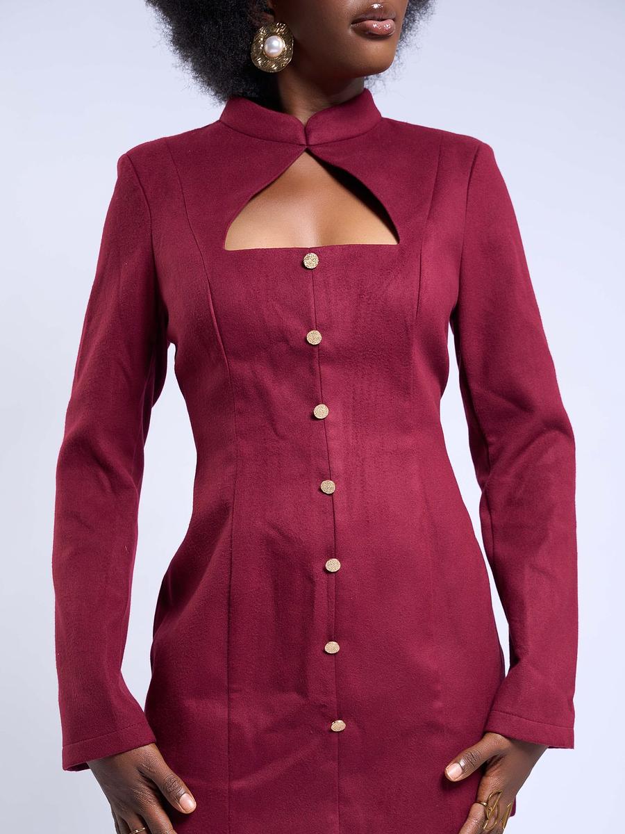 Mini robe col Mao