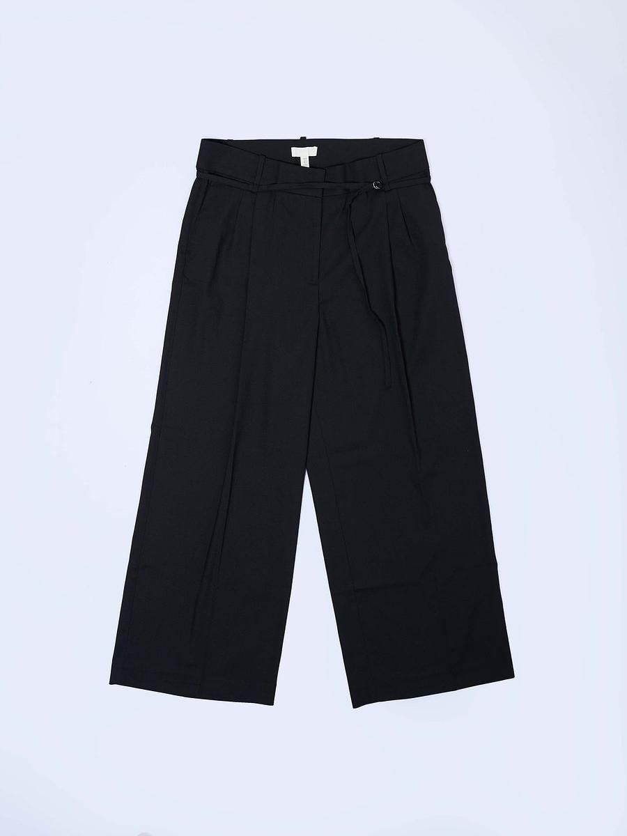 Pantalon large ceinturé
