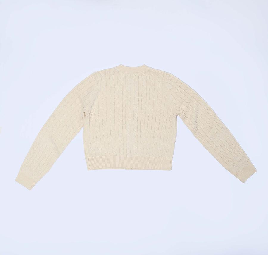 Pull maille torsadée