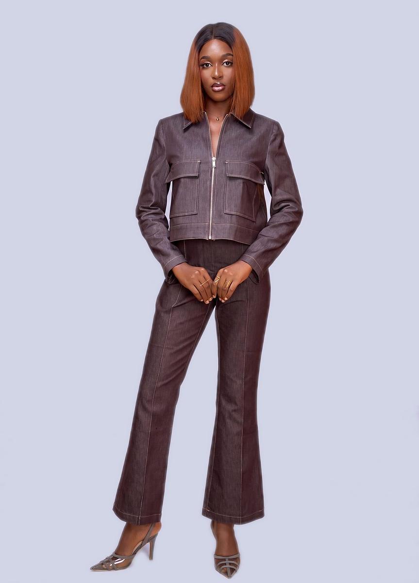 Veste zippée à poches