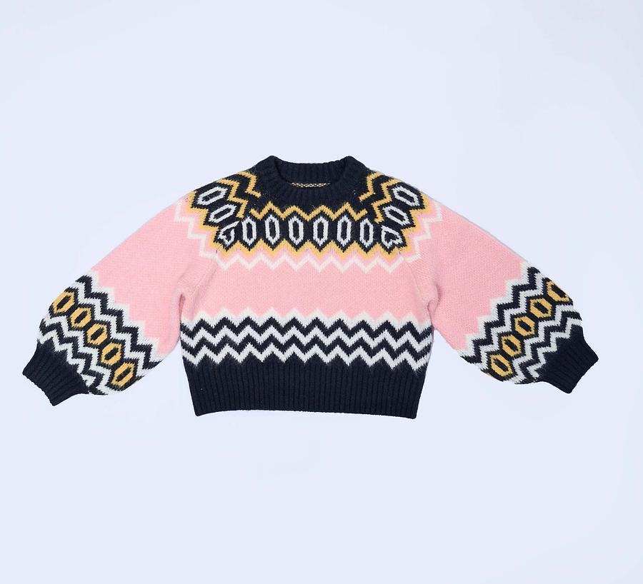Pull à imprimé graphique
