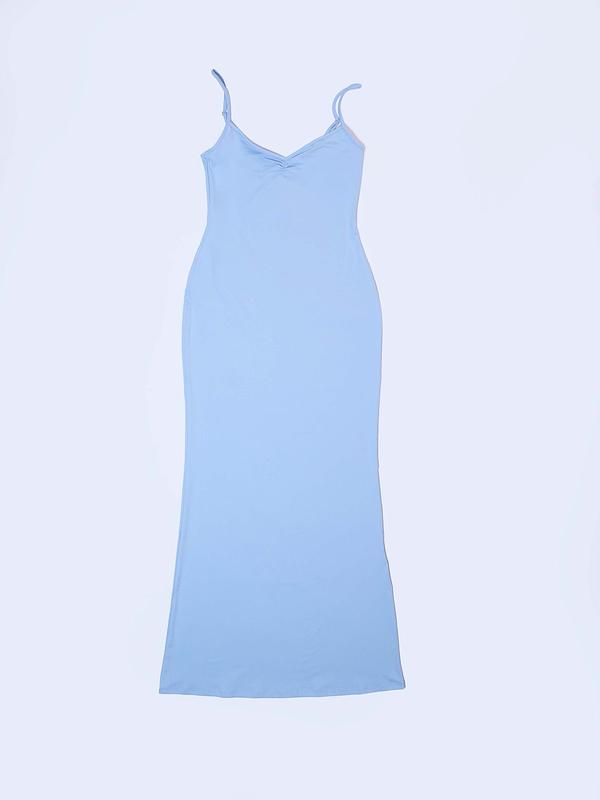 Robe longue moulante