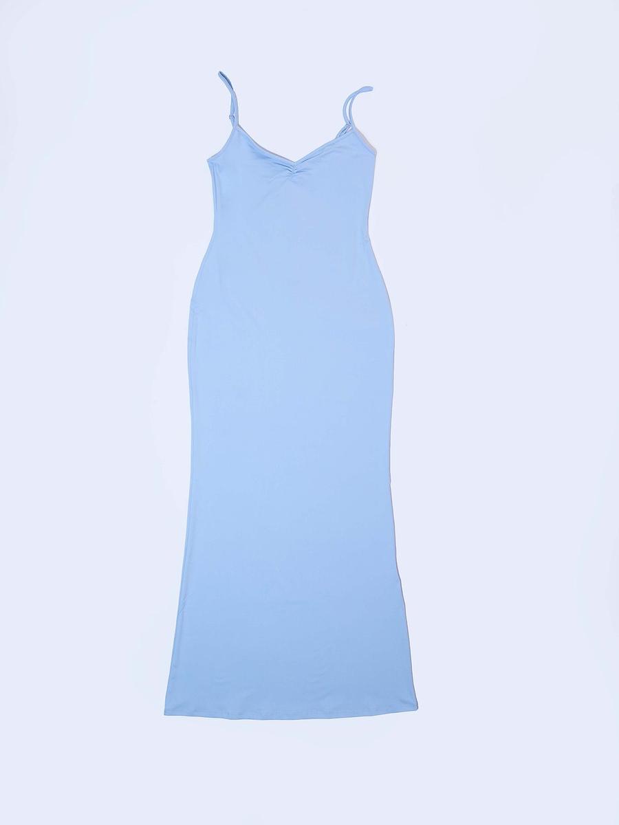 Robe longue moulante