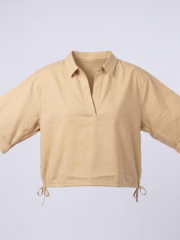 Blouse ample à encolure V
