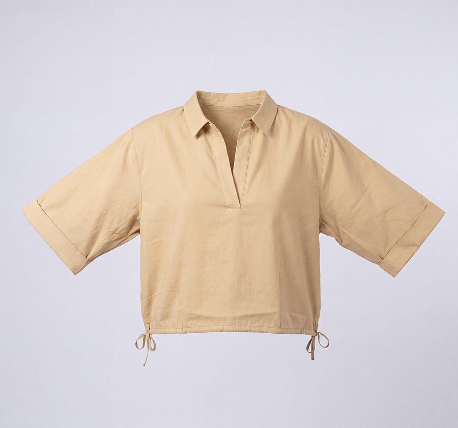 Blouse ample à encolure V