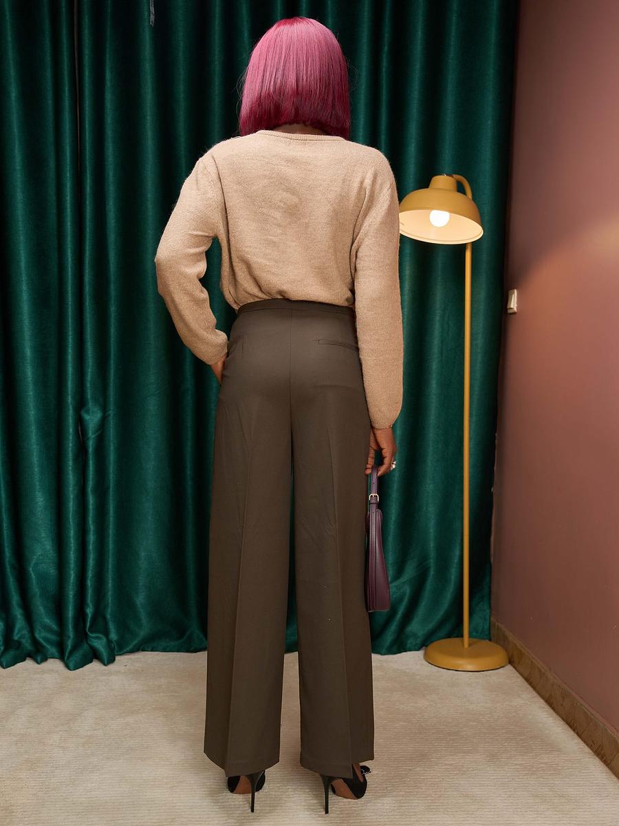 Pantalon large à pinces