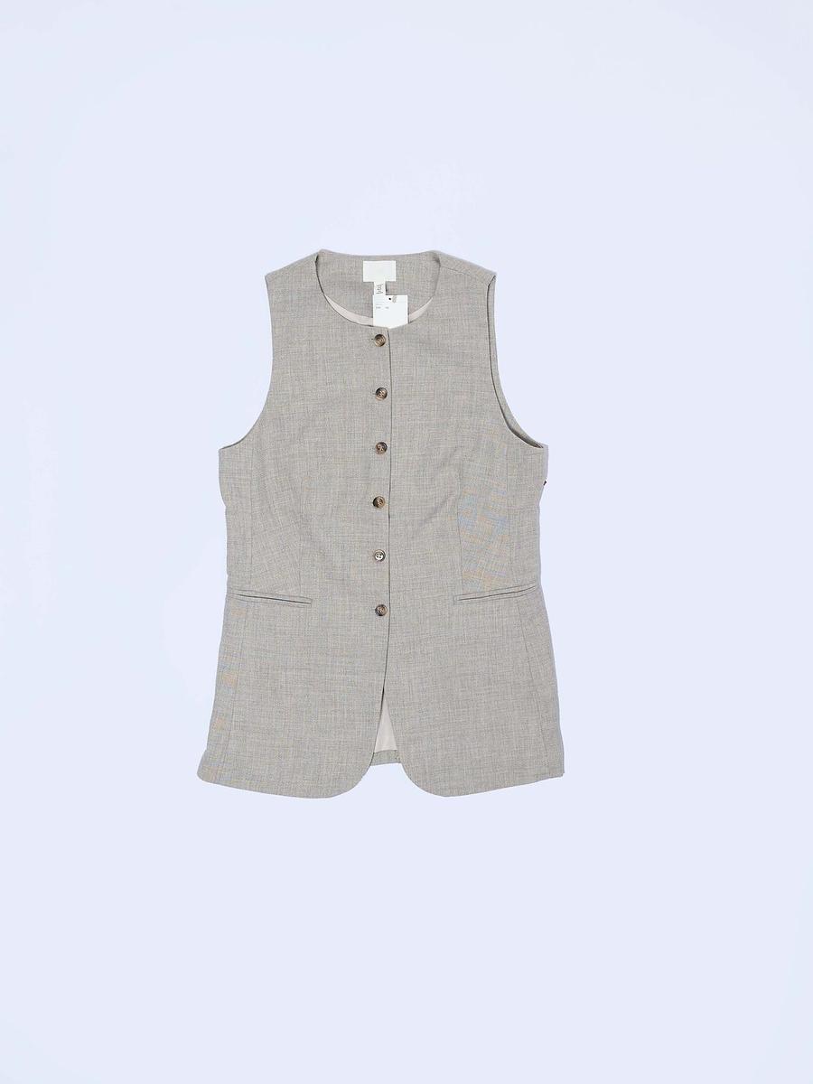 Gilet sans manches droit