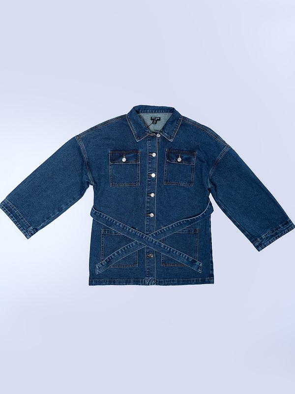Robe en Jean ceinturée