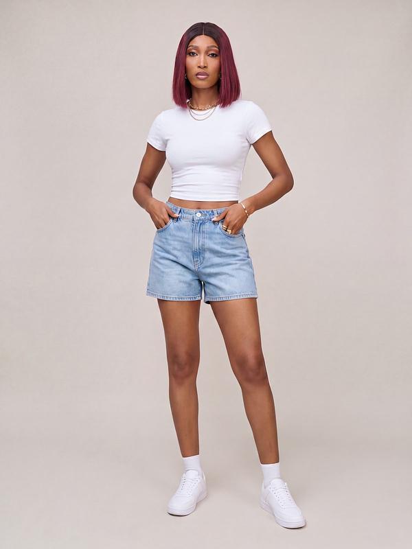 T-shirt crop top