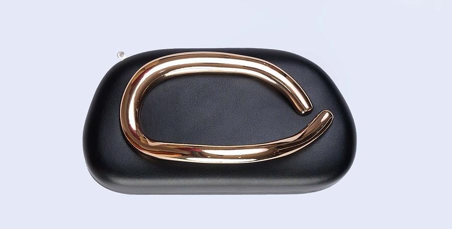 Pochette à anse dorée