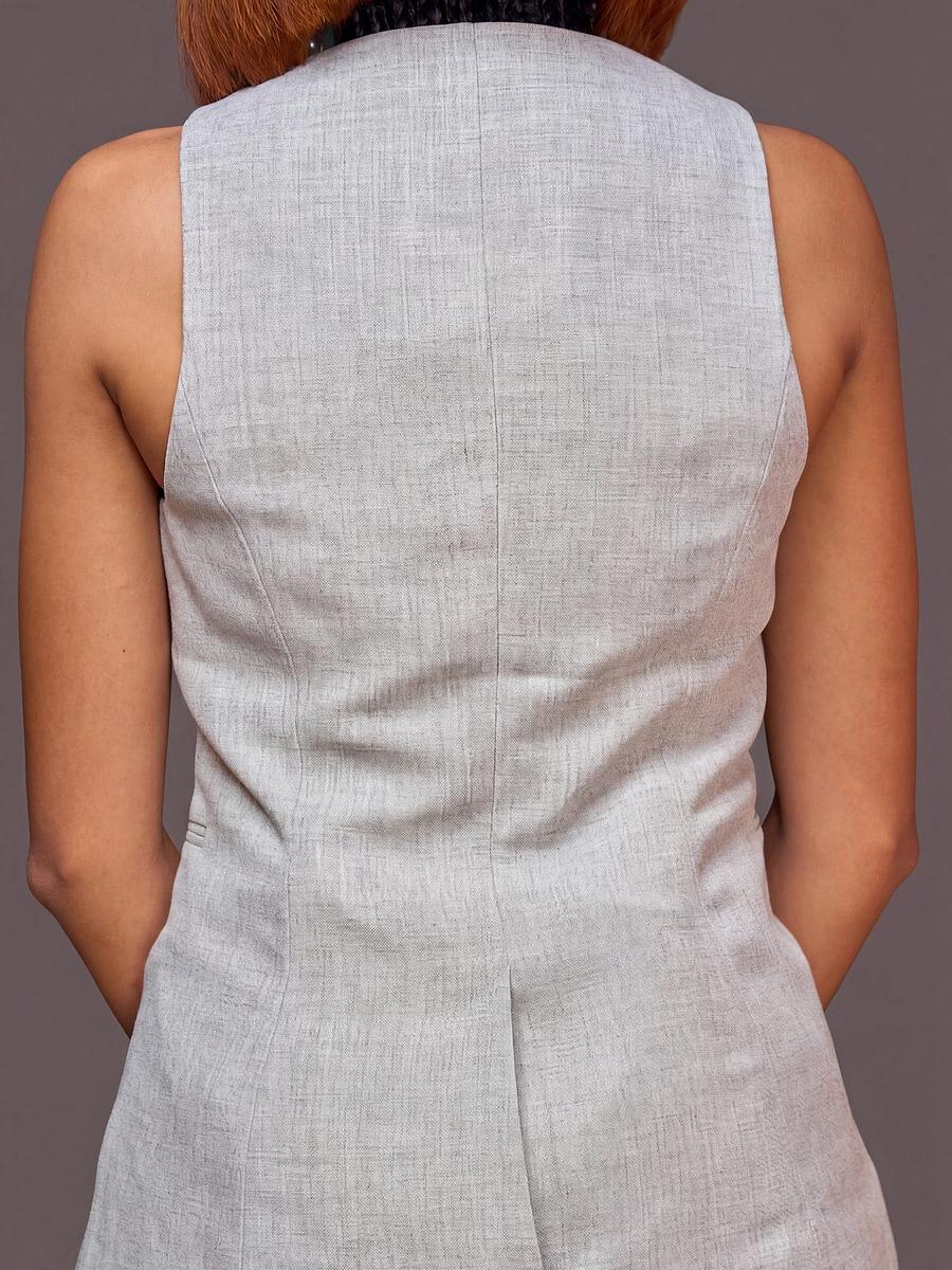 Gilet sans manches droit