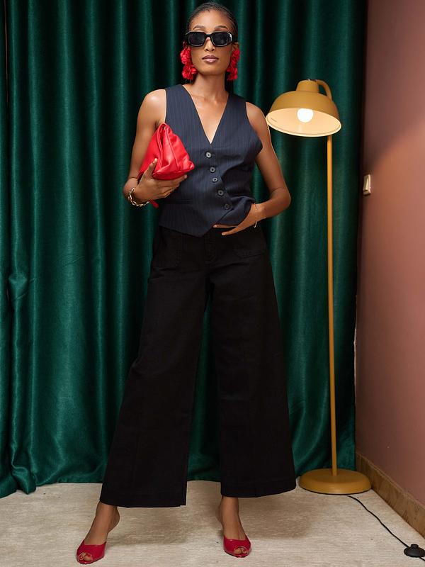 Pochette enveloppe cuir