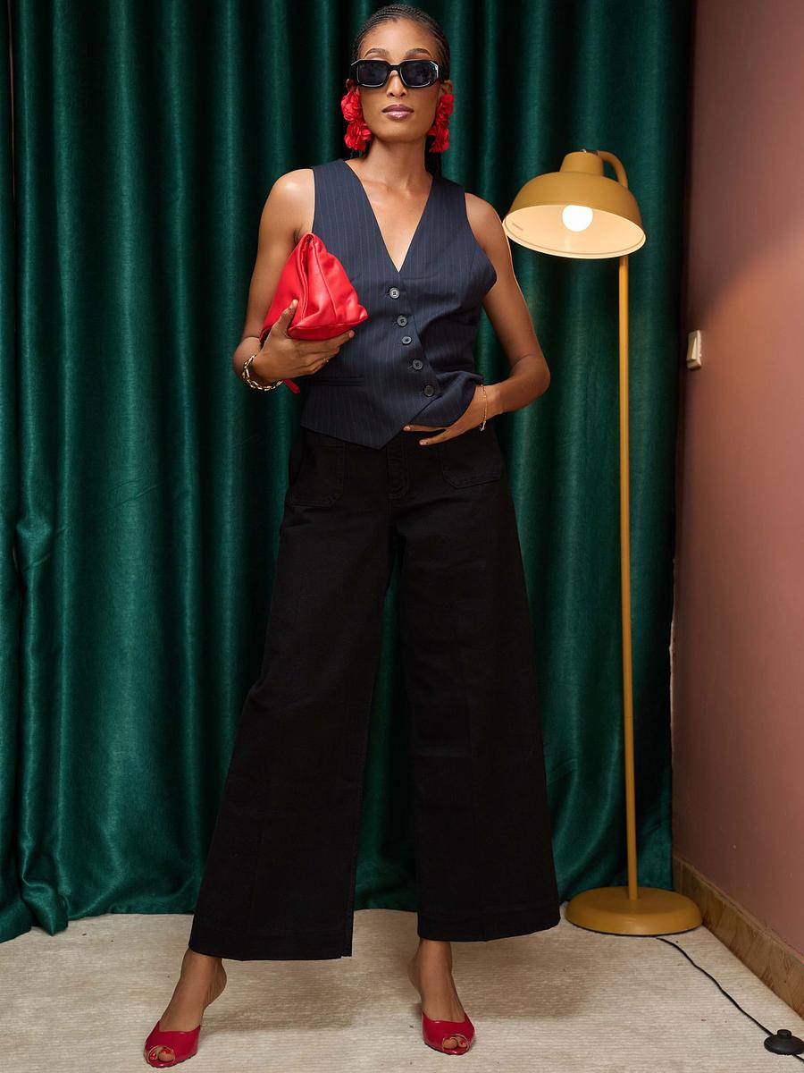 Pochette enveloppe cuir