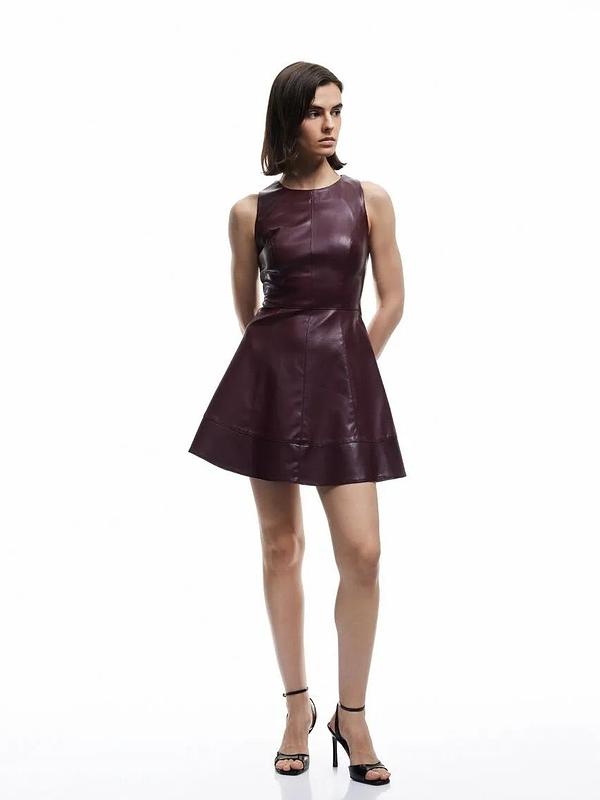 Robe Cuir Patineuse