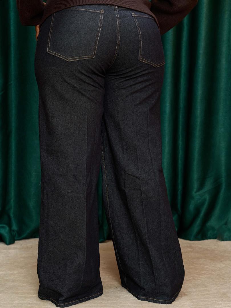 Pantalon Jean Large Bleu