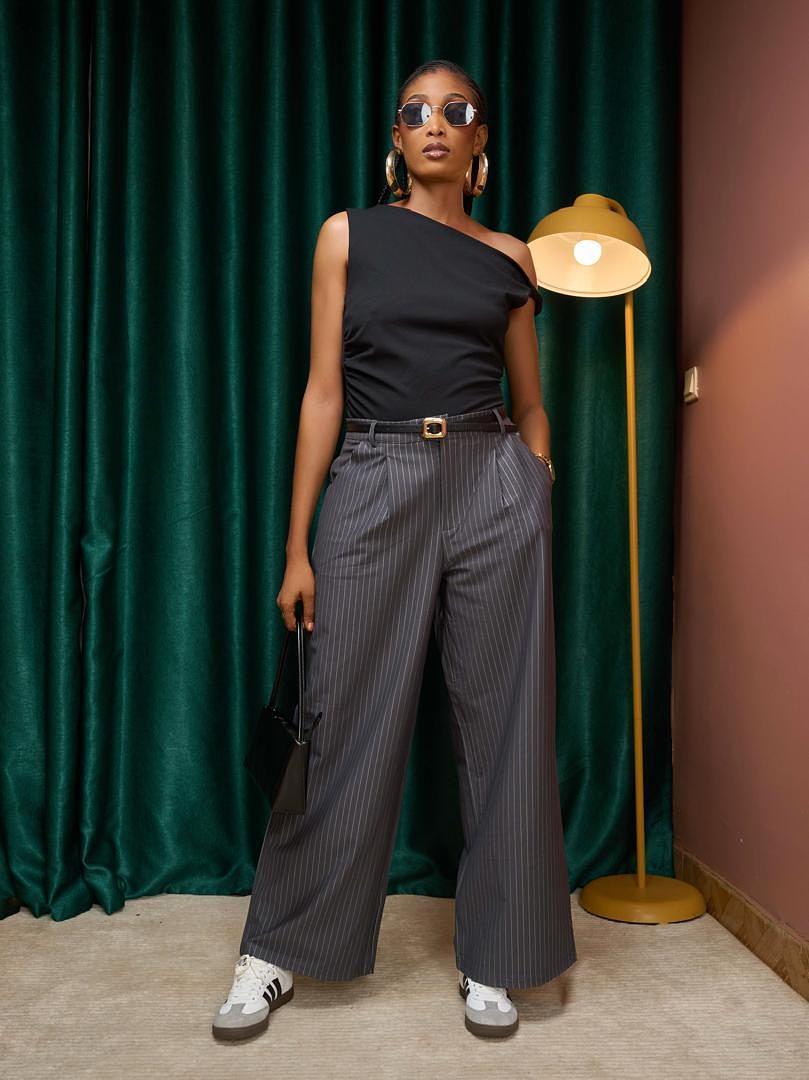 Pantalon à rayures