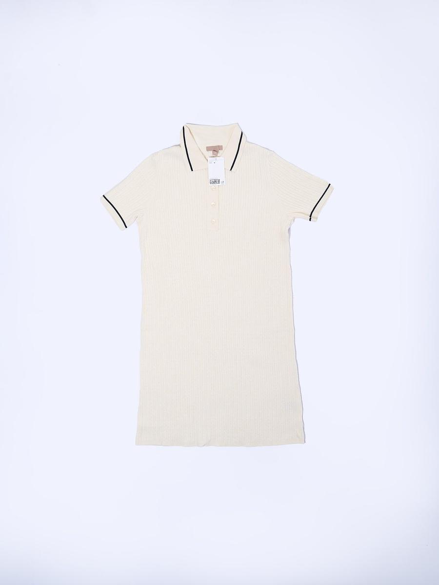 Robe polo en maille
