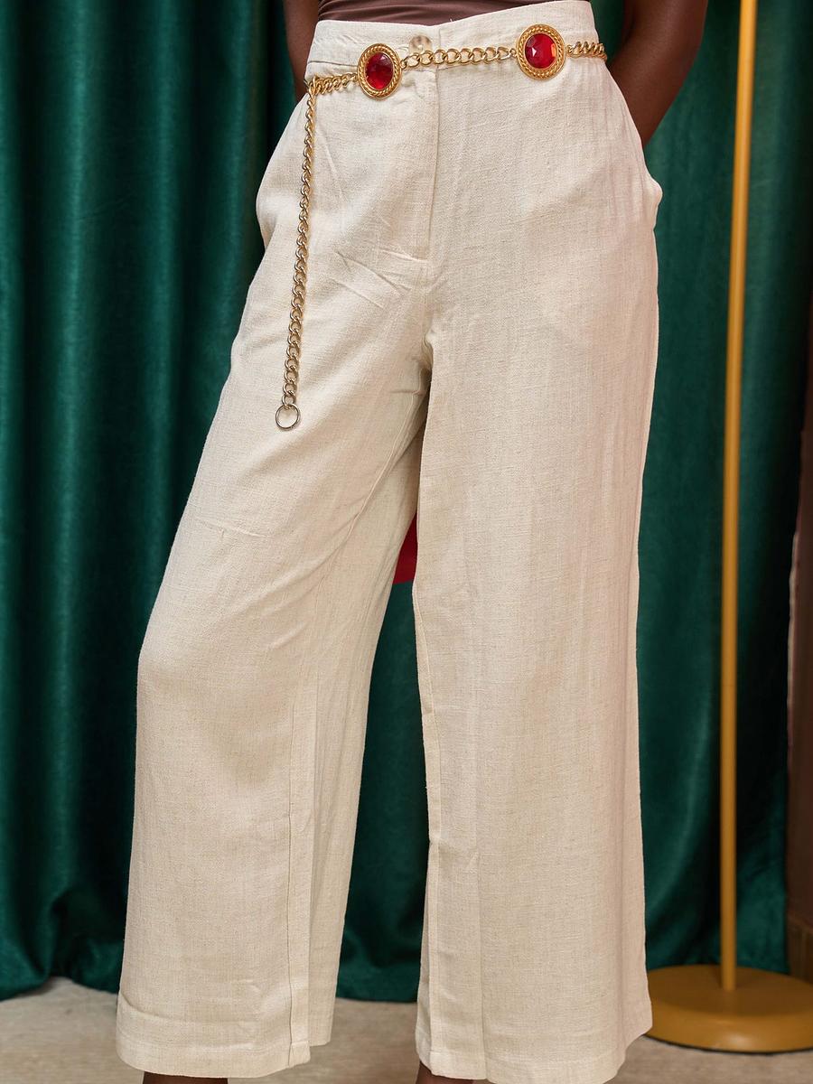Pantalon large fluide