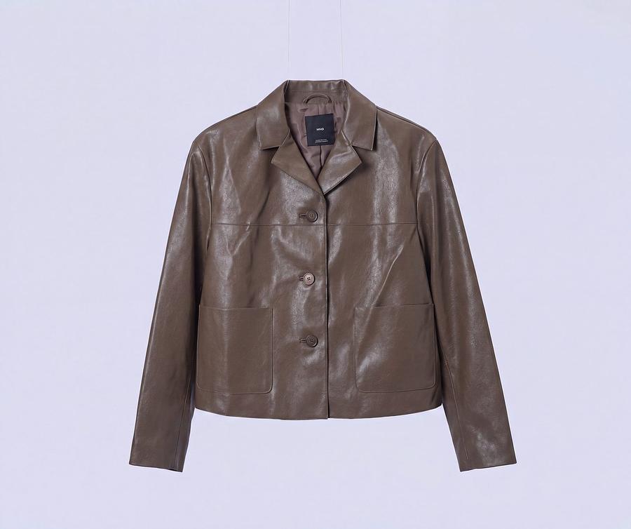 Veste peau de croco