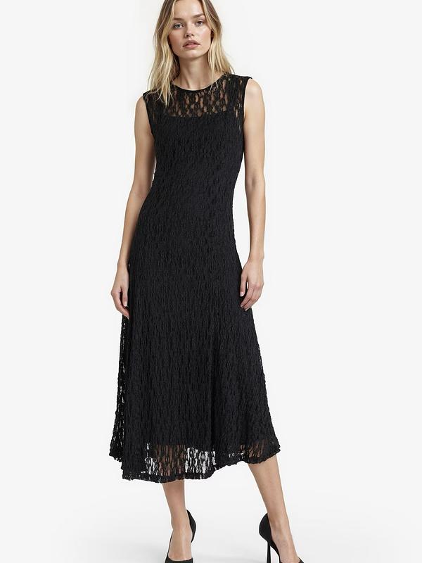 Robe Midi en Dentelle
