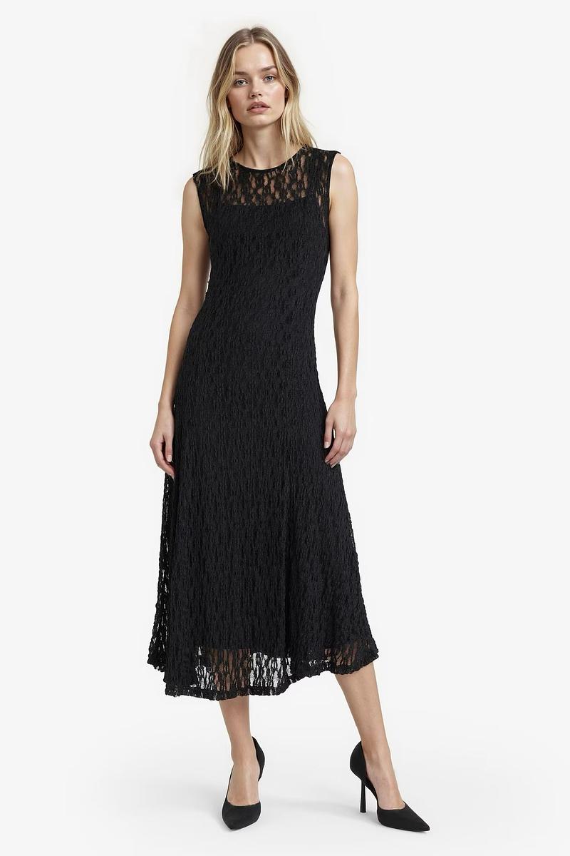 Robe Midi en Dentelle
