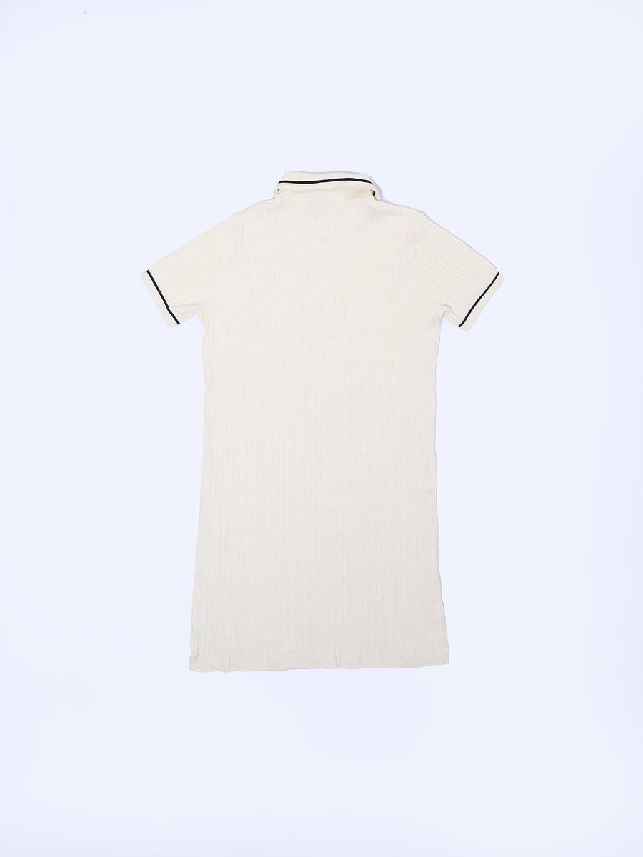 Robe polo en maille